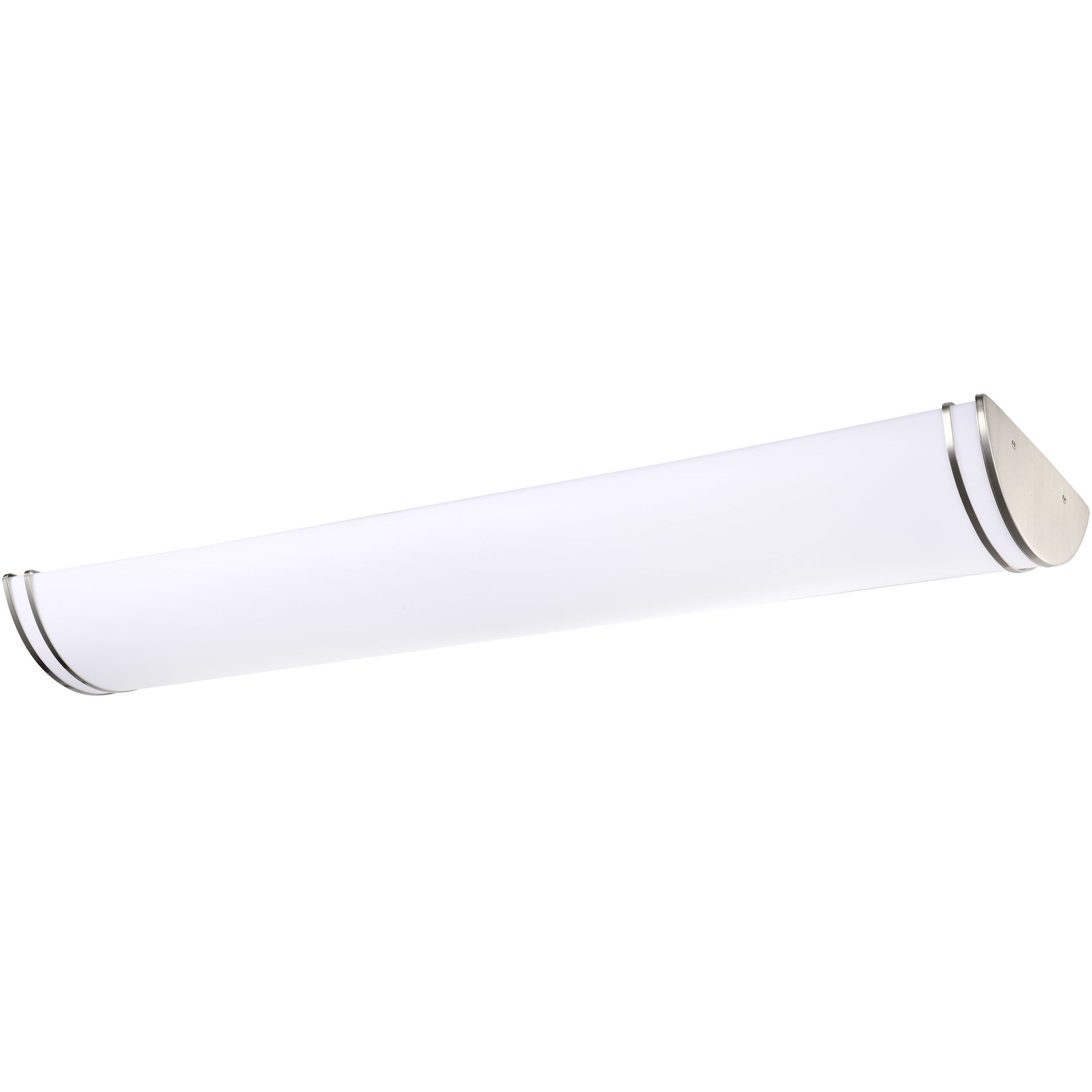 Glamour LED 12 inch Brushed Nickel Linear Flush Ceiling Light