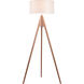 Signal 72 inch 15.00 watt Red Oak Floor Lamp Portable Light