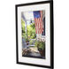 Vintage Porch Blue and Green and Red and Brown Framed Art