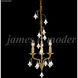 Murano 3 Light 12 inch Silver Pendant Ceiling Light