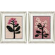 Pastel Garden Black and Blue and Pink and White Framed Art, Propac