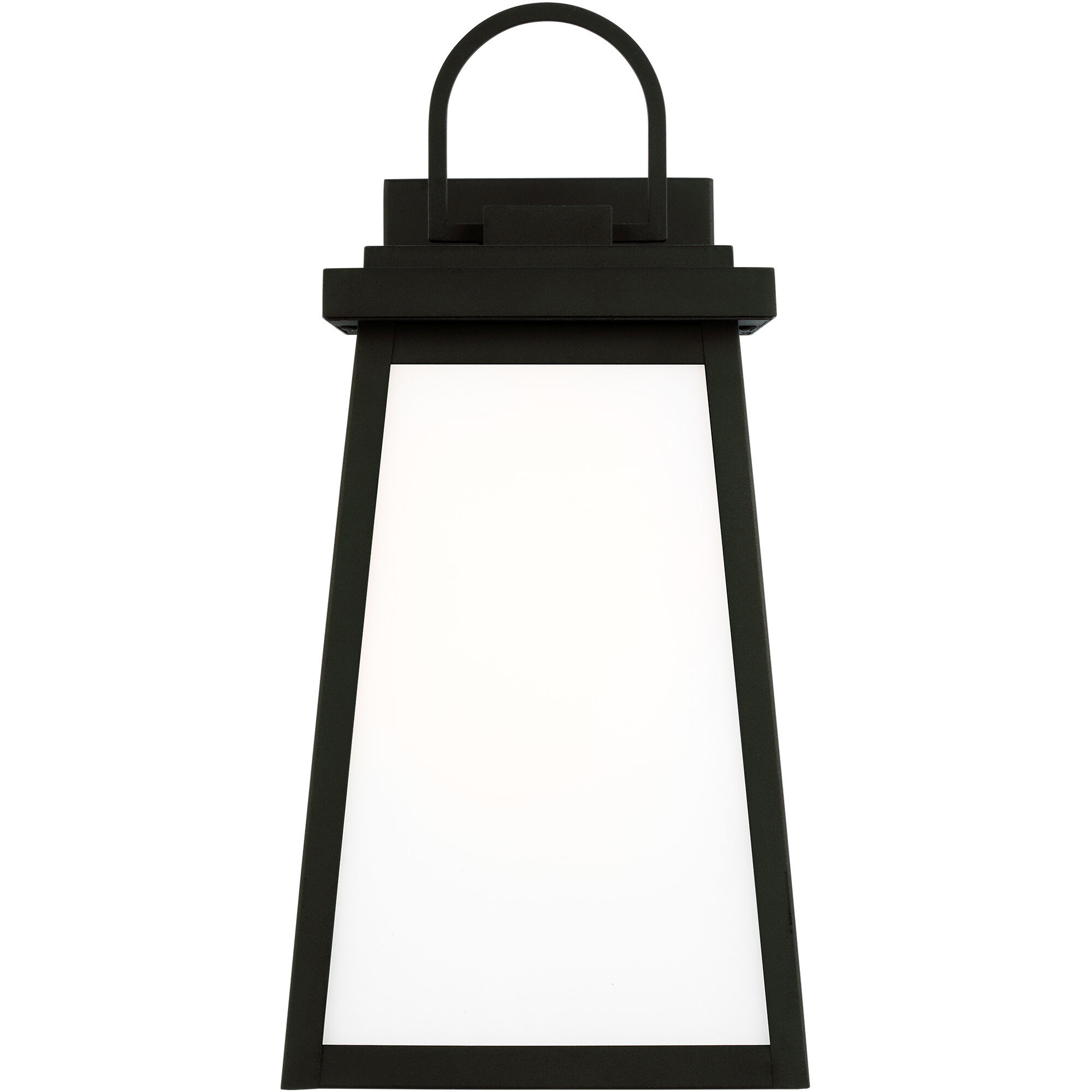 Founders 1 Light 18 inch Black Outdoor Wall Lantern