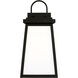 Founders 1 Light 18 inch Black Outdoor Wall Lantern