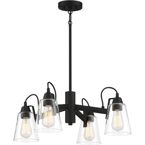 Beckonridge 4 Light 24 inch Coal Chandelier Ceiling Light