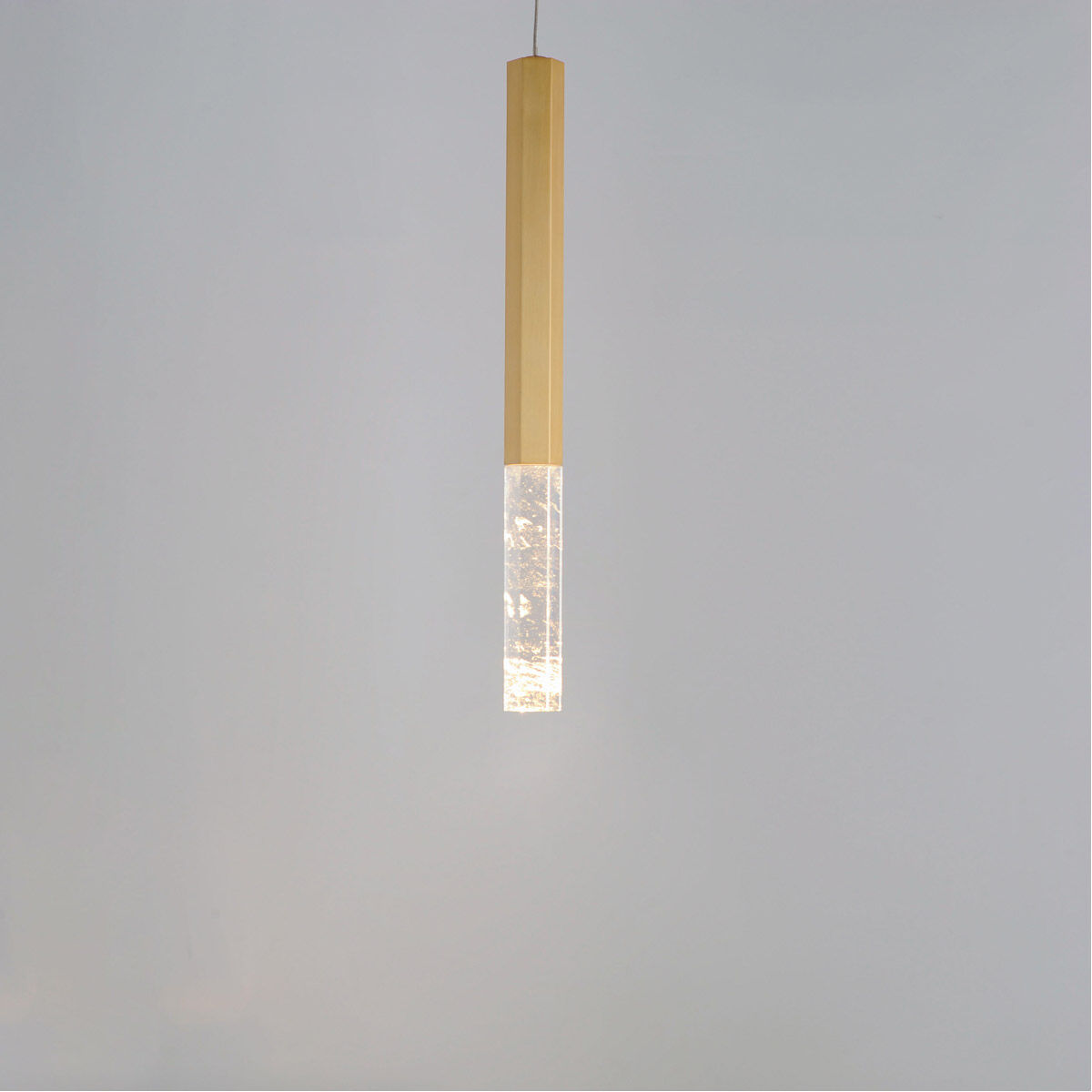 Diaphane LED 1.5 inch Gold Single Pendant Ceiling Light