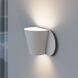 Kaliko LED 10 inch Textured White Sconce Wall Light