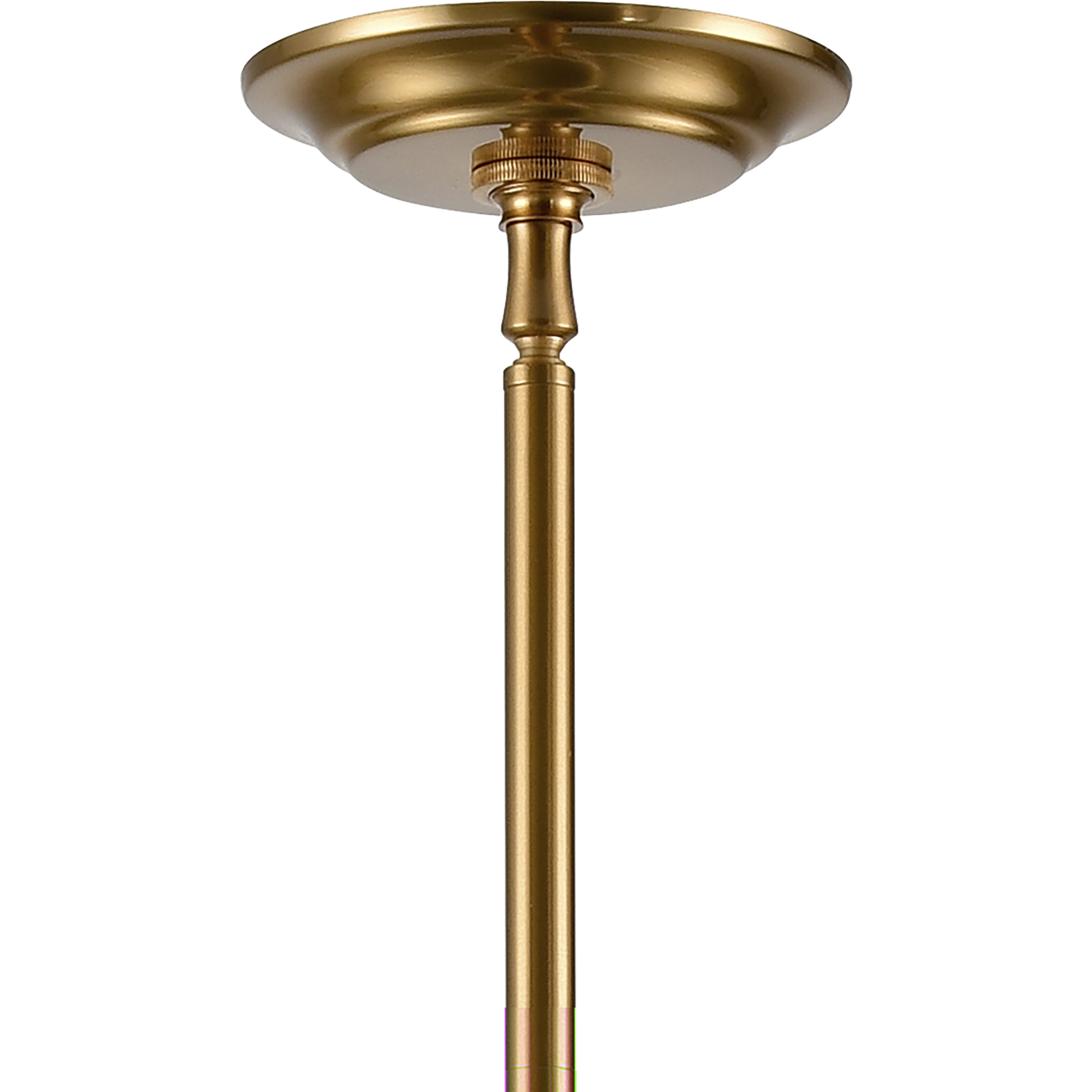 Crosspiece 6 Light 39 inch White Chandelier Ceiling Light