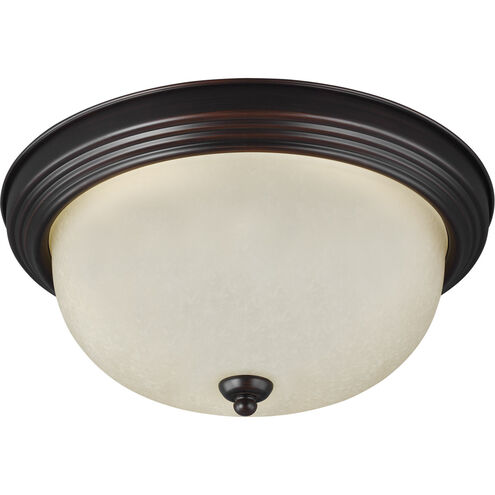 Geary 1 Light 10.5 inch Bronze Flush Mount Ceiling Light