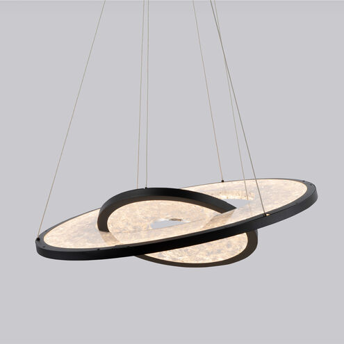 Jupiter LED 26.88 inch Black Chandelier Ceiling Light