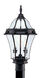 Fleur de Lis 2 Light 22 inch Bronze Outdoor Post Top Lantern