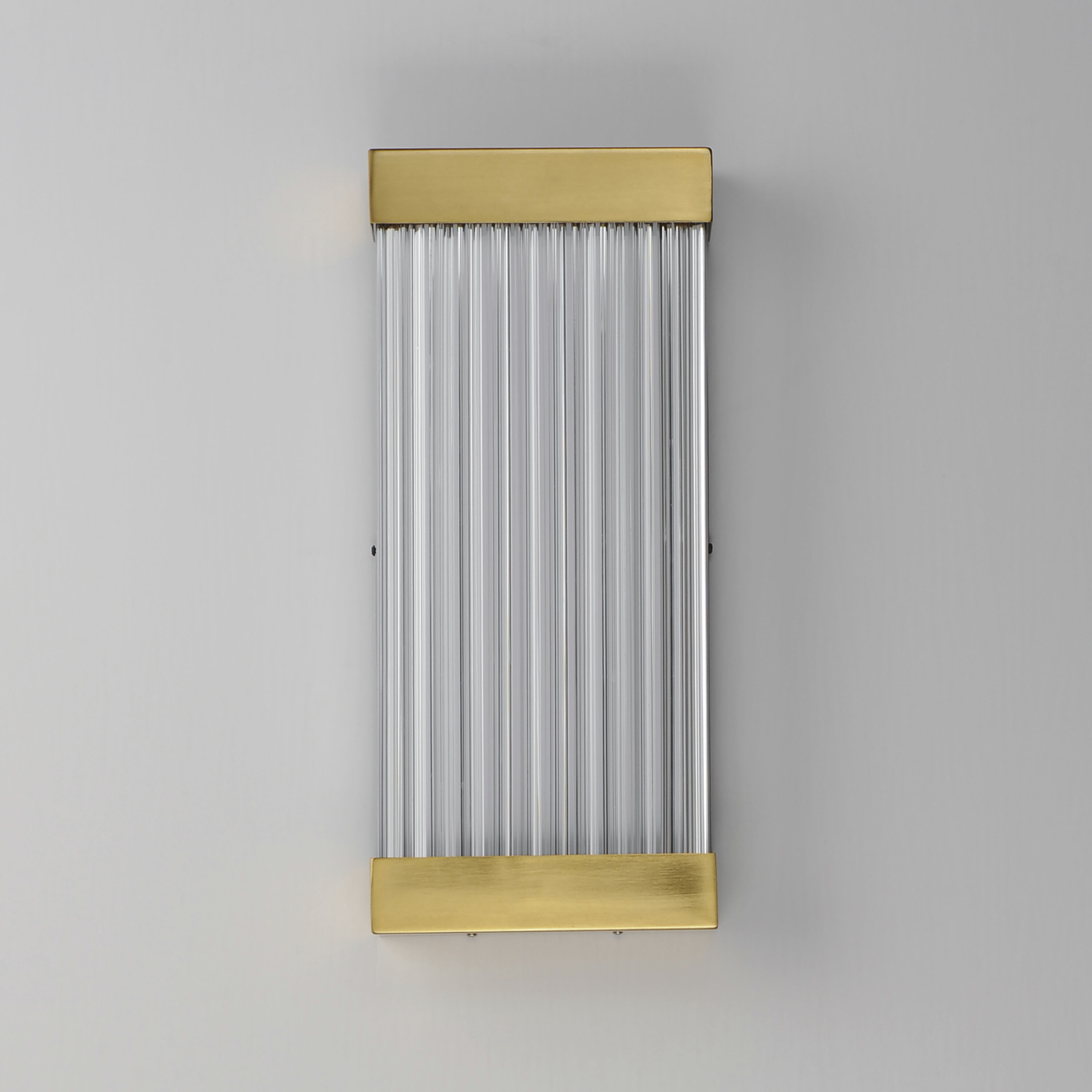 Acropolis LED 18 inch Natural Aged Brass Outdoor Wall Mount