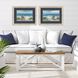 Propac Blue and White and Green and Multi Framed Art, Propac