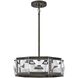 Jolie LED 19.5 inch Black Oxide Foyer Light Ceiling Light, Semi-Flush Mount