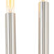 Wolfe 2 Light 6 inch Polished Nickel Wall Sconce Wall Light