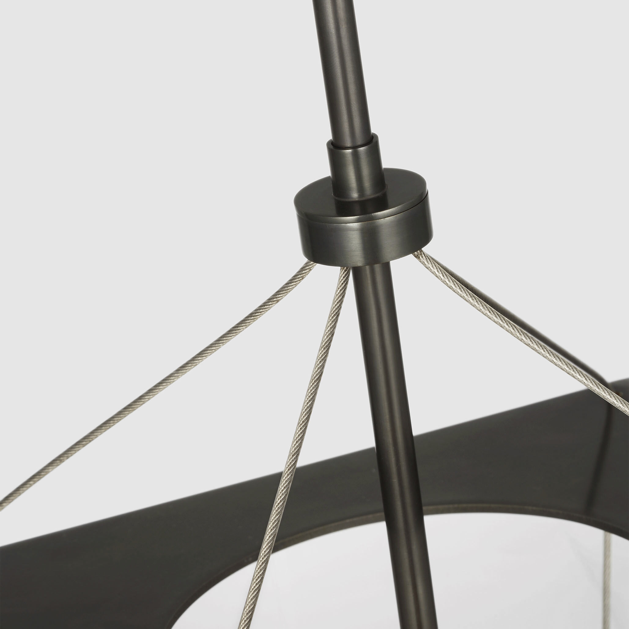 Ray Booth Ovalle LED 8.75 inch Bronze Lantern Pendant Ceiling Light