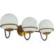 Alora Mood Alba 3 Light 24.13 inch Aged Gold Bath Vanity Light Wall Light