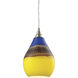 Dunes 1 Light 6 inch Satin Nickel Pendant Ceiling Light