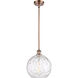 Ballston Athens Water Glass LED 10 inch Antique Copper Mini Pendant Ceiling Light