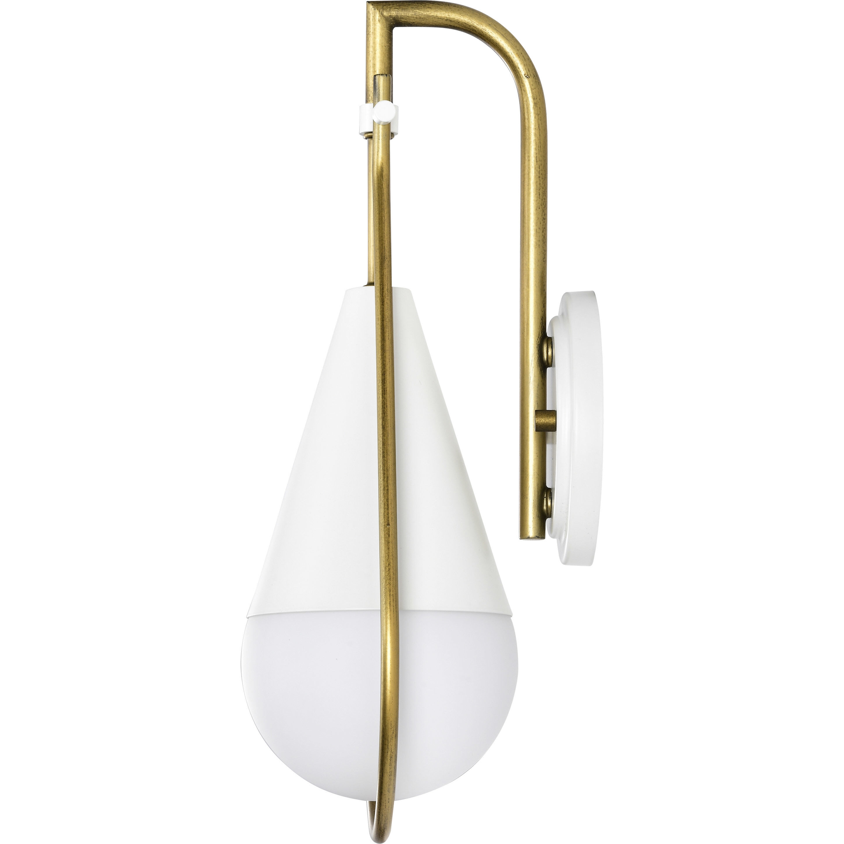 Admiral 1 Light 6.5 inch Matte White Wall Sconce Wall Light