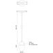 Eloa 48V DC Black Trilo Track Pendant Ceiling Light