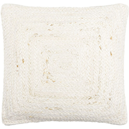 Paulsen 20 X 20 inch Off-White/Ivory/Pearl/Light Silver Accent Pillow