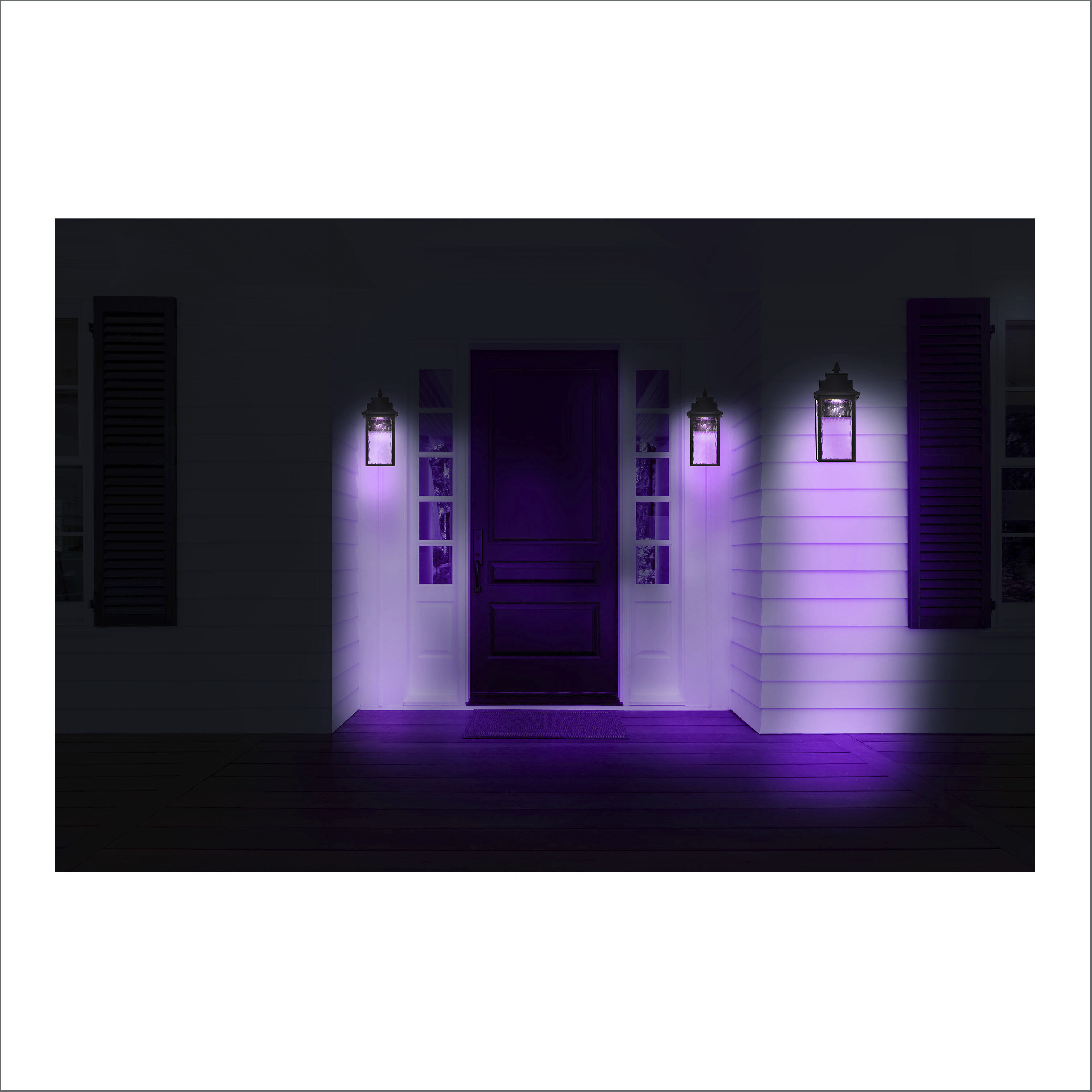 Austen LED 13.25 inch Matte Black Outdoor Wall Sconce