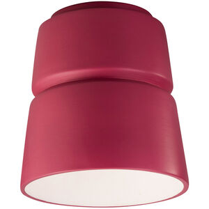 Radiance Collection 1 Light 7.5 inch Cerise Outdoor Flush-Mount