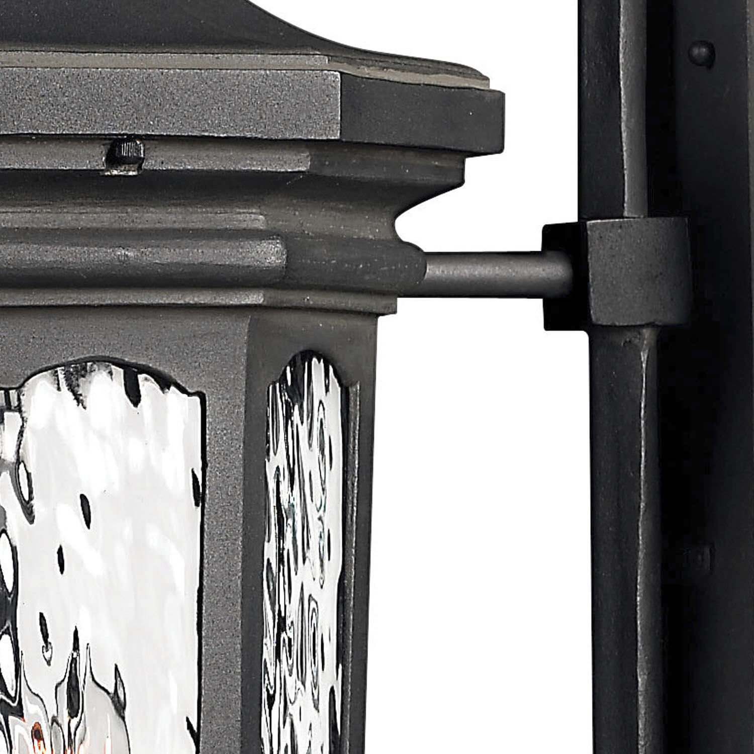 Estate Series Raley Outdoor Wall Mount Lantern in Museum Black, Non-LED, Extra Large