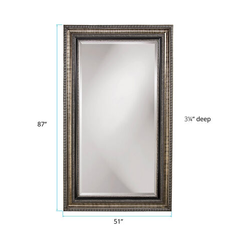 Texan 87 X 51 inch Silver Leaf Wall Mirror 