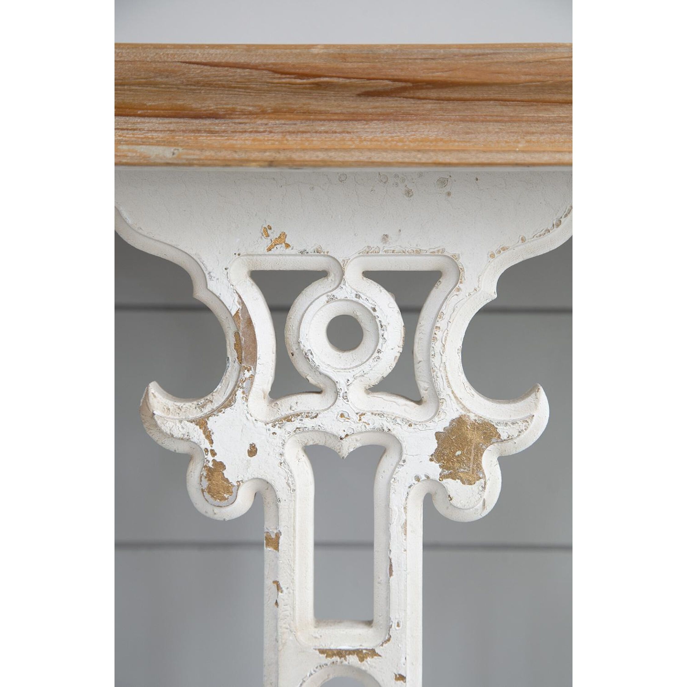 Classic 31.9 X 11.8 inch Natural/White Console Table