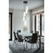 Farrell 5 Light 12 inch Matte Black Chandelier Ceiling Light