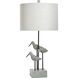 Chittaway 31 inch 150 watt Gray Table Lamp Portable Light