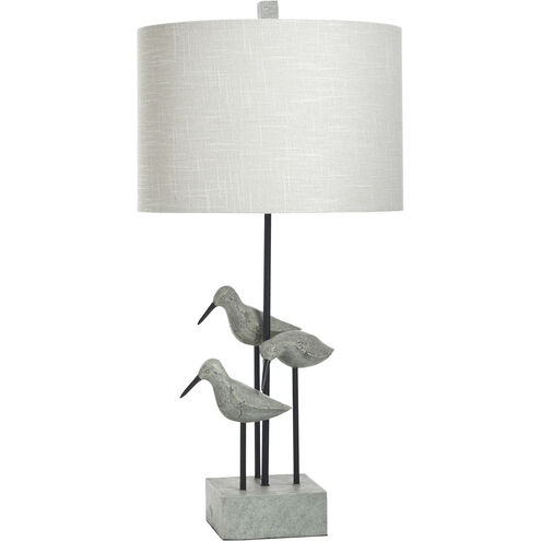 Chittaway 31 inch 150 watt Gray Table Lamp Portable Light