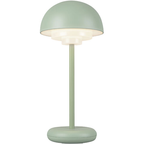 Hinata 11.88 inch 2 watt Sage Green Table Lamp Portable Light