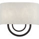 Stratton 2 Light 13 inch English Bronze ADA Wall Sconce Wall Light