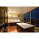 Forest Linear Chandelier Ceiling Light in Modern Gold