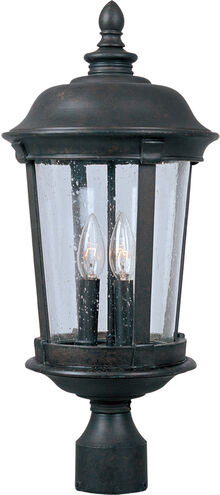 Dover DC 3 Light 21 inch Bronze Outdoor Pole/Post Lantern