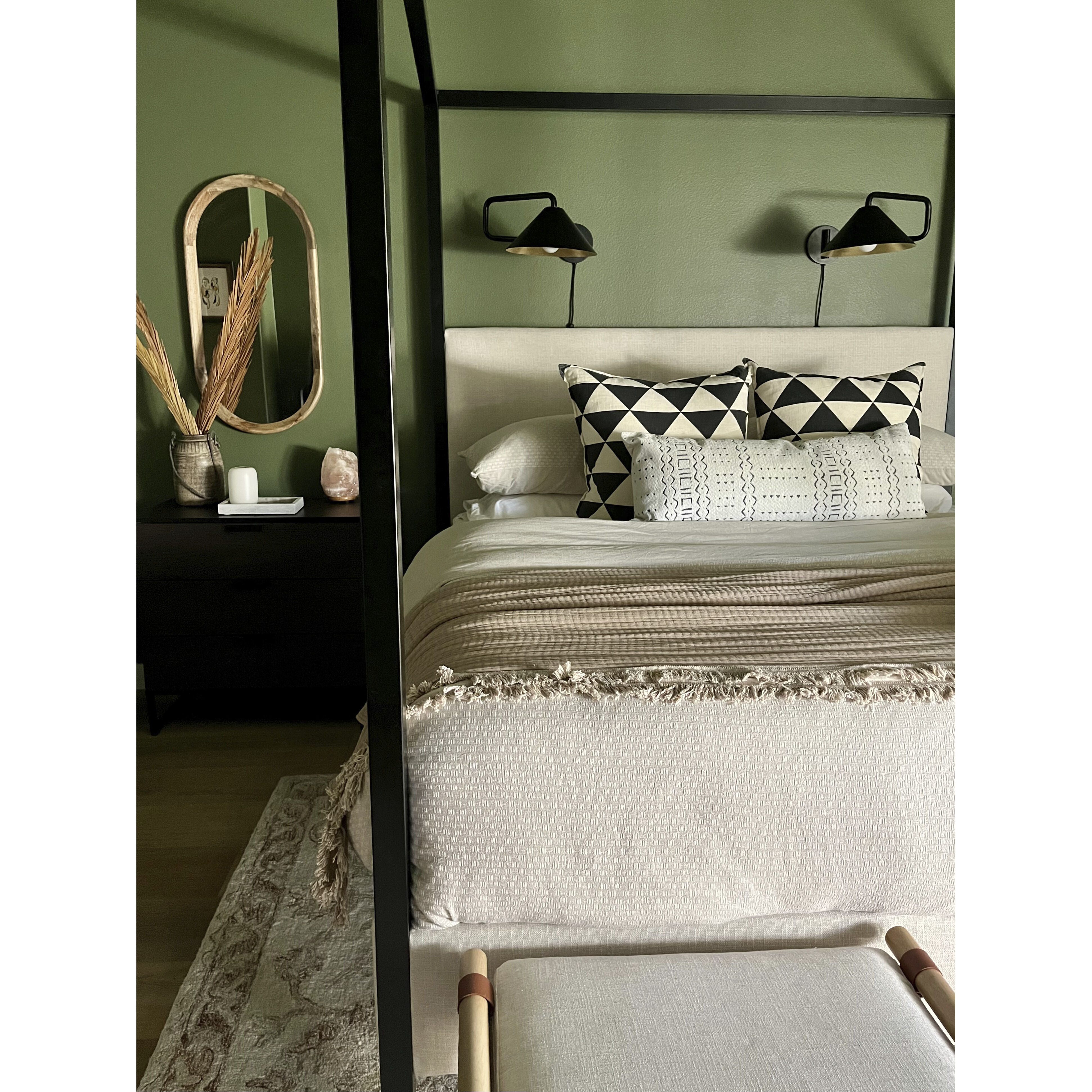 Brianna 34.5 inch 60.00 watt Gold Leaf Portable Wall Sconce Wall Light