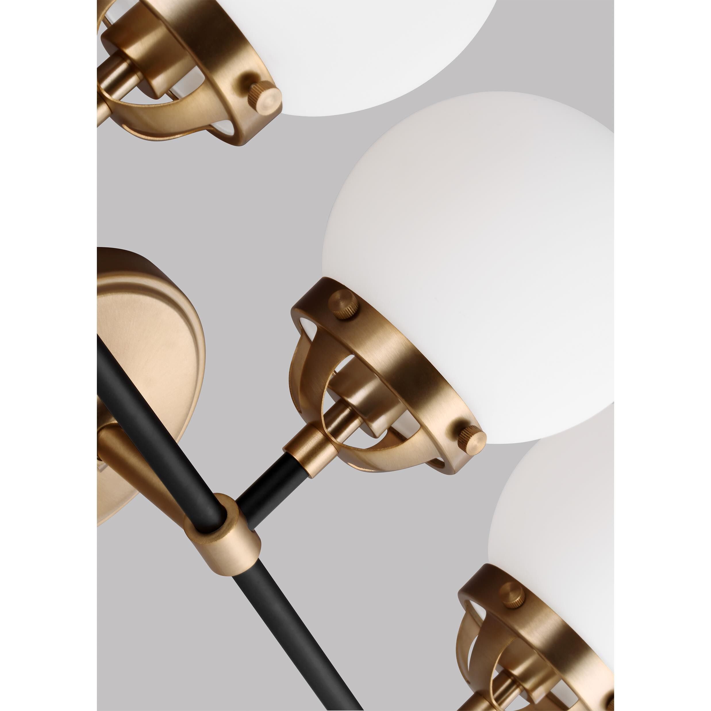 Ian K. Fowler Cafe Wall Bath Fixture Wall Light in Satin Brass