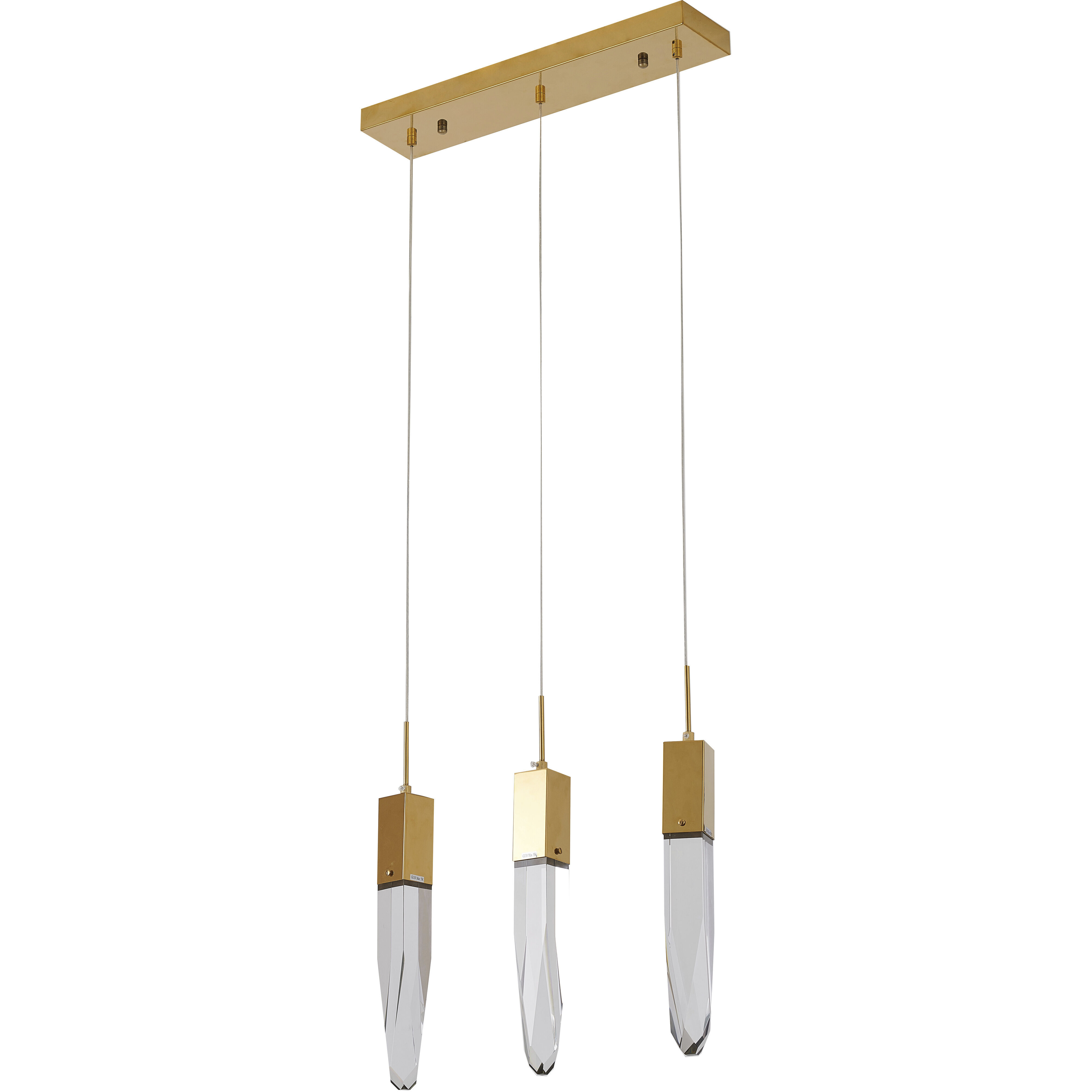 Canada 3 Light 22.05 inch Gold Island Lighting Ceiling Light