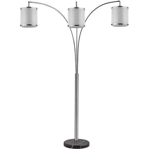 Lux 80 inch 60.00 watt Brushed Nickel Tree Lamp Portable Light