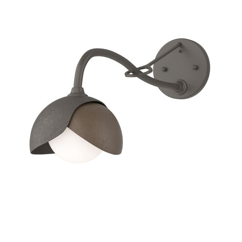 Brooklyn 1 Light 6 inch Dark Smoke and Ink Long-Arm Sconce Wall Light