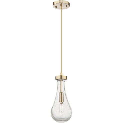 Downtown Urban Owego 1 Light 5.13 inch Champagne Bronze Pendant Ceiling Light in Seedy