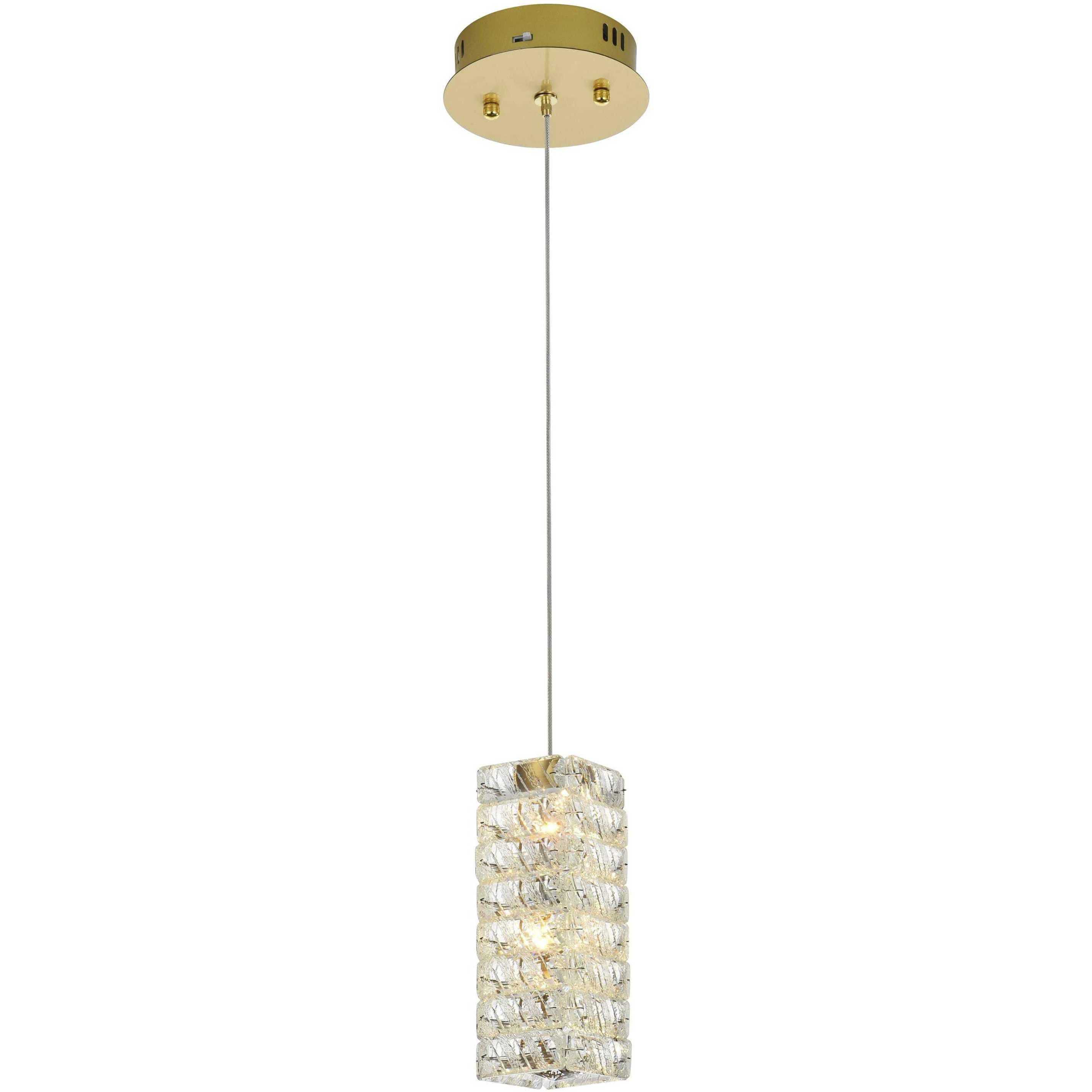 Aston 1 Light 6.5 inch Satin Gold Pendant Ceiling Light