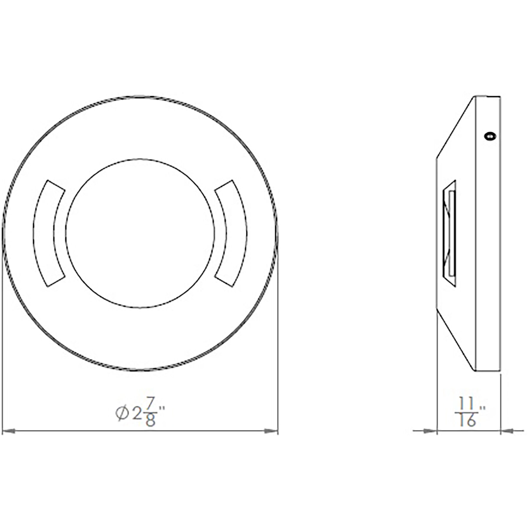 Tyler 12 2.8 watt Stainless Steel Path Lighting in 2700K, WAC Landscape