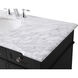 Wesley 48 X 22 X 35 inch Black Vanity Sink Set