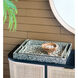 Rectangular Capiz Black Tray