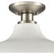 Grenville 1 Light 13 inch Brushed Nickel Semi Flush Mount Ceiling Light