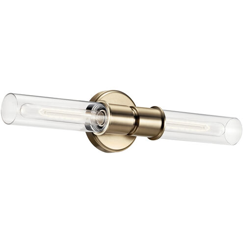 Aviv 2 Light 5.5 inch Champagne Bronze Wall Sconce Wall Light