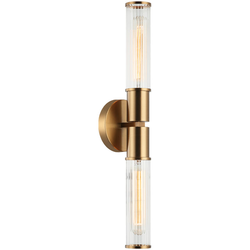 Klarice 2 Light 4.38 inch Aged Gold Brass Wall Sconce Wall Light